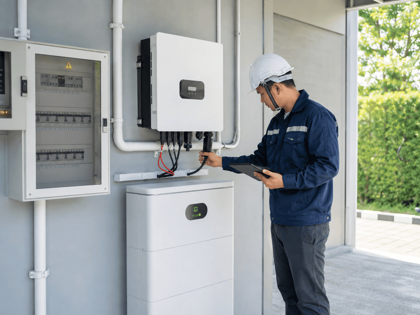 Kiểm tra khả năng tương thích giữa pin lưu trữ và inverter solar