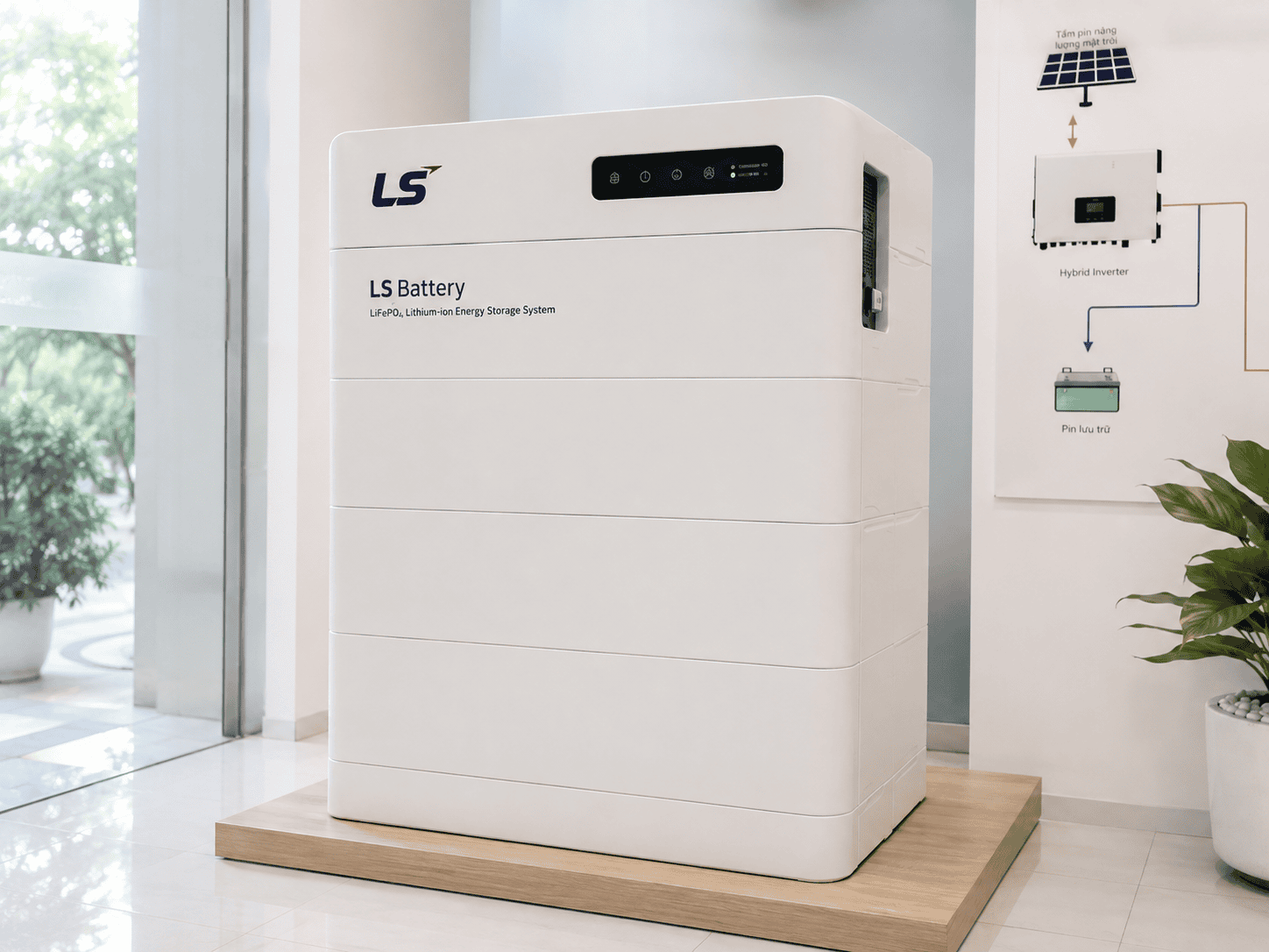 Pin Lưu Trữ LS Battery dùng cho hệ thống solar